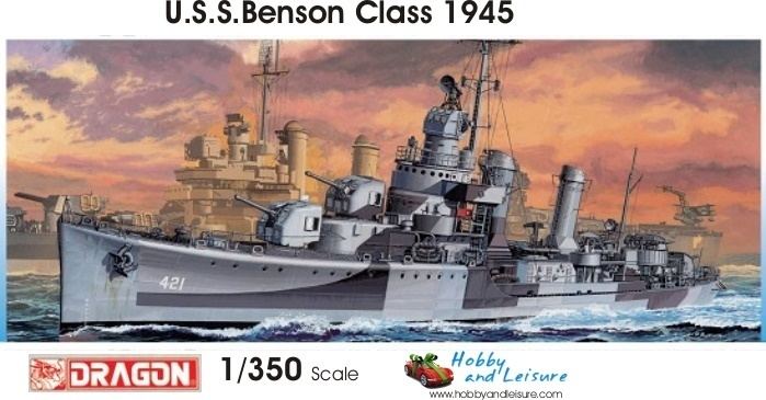 USS Benson (DD-421) Dragon USS Benson DD421 Class 1945 1350 Scale 1032 at Hobby and