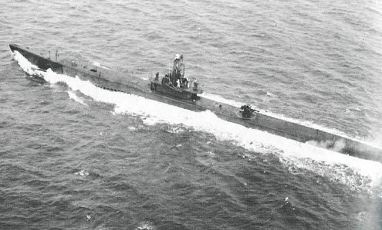 USS Blenny (SS-324) Blenny SS324 of the US Navy American Submarine of the Balao