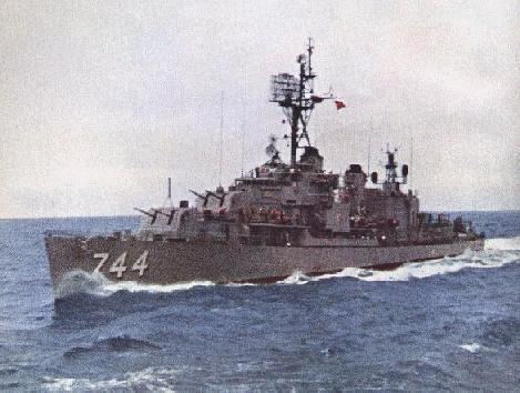 USS Blue (DD-744) USN In Vietnam