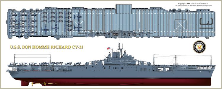 USS Bon Homme Richard (CV-31) Aircraft Carrier Photo Index USS BON HOMME RICHARD CV31