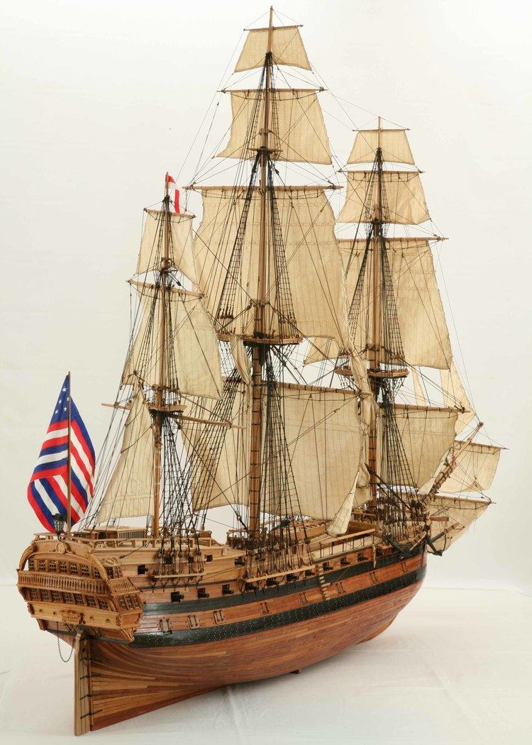 USS Bonhomme Richard (1765) Ship model USS Bonhomme Richard of 1779