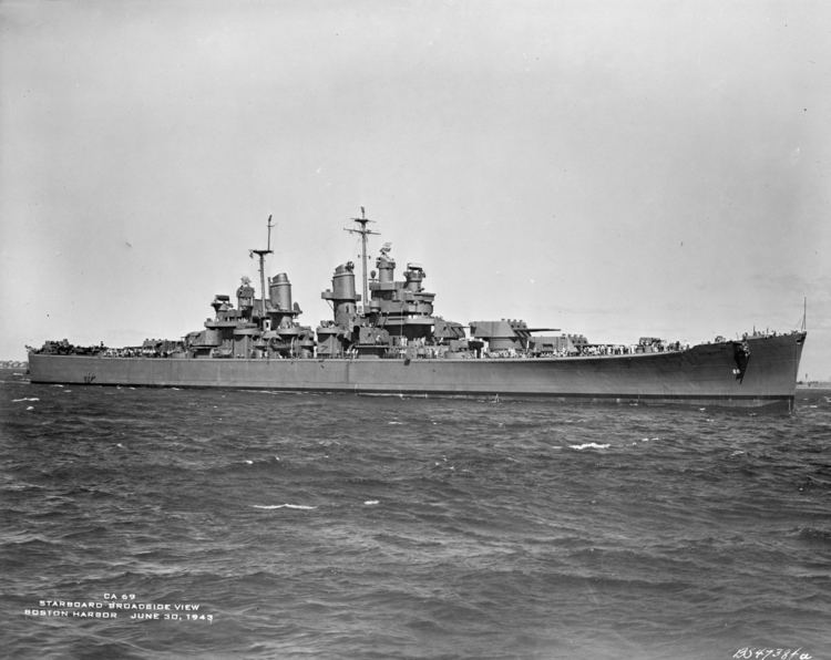 USS Boston (CA-69) Photos USS Boston CA69 in WWIIUSS Boston CA69 in WWII