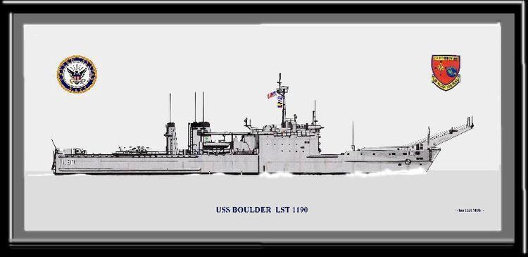 USS Boulder (LST-1190) USS Boulder LST 1190 Print NEW Ship Prints PriorServicecom