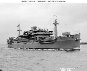 USS Bowditch (AG-30) httpsuploadwikimediaorgwikipediaenthumb6