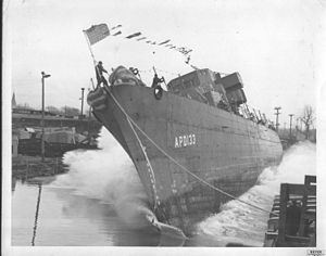 USS Burdo (APD-133) httpsuploadwikimediaorgwikipediaenthumb8