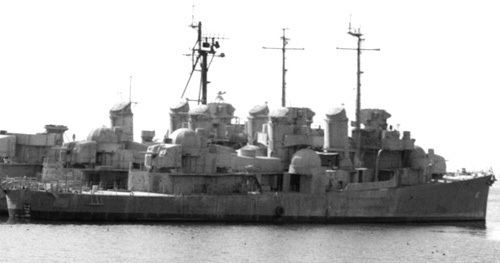 USS Burns (DD-588) Ship Identification