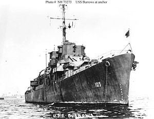 USS Burrows (DE-105) httpsuploadwikimediaorgwikipediacommonsthu