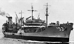 USS Caliente (AO-53) httpsuploadwikimediaorgwikipediacommonsthu