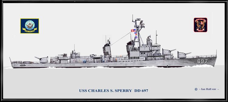 USS Charles S. Sperry USS Charles S Sperry DD697 195039s Print Destroyer Prints