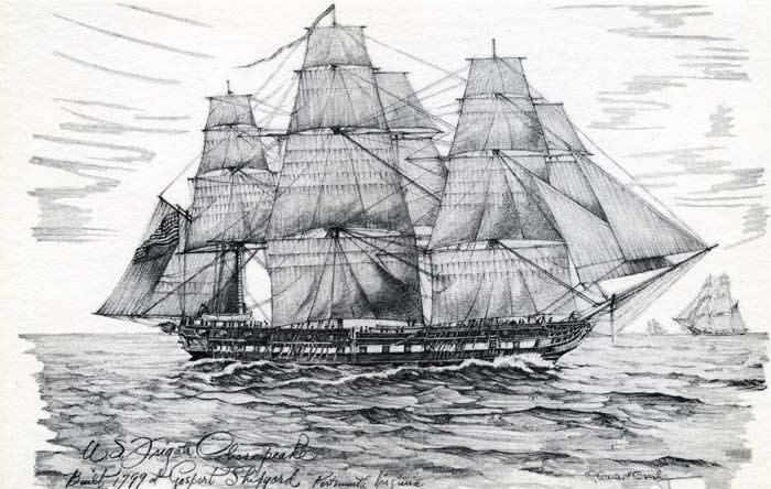 USS Chesapeake (1799) chesapeakehtml