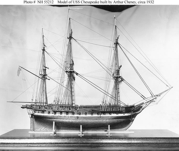 USS Chesapeake (1799) Miscellaneous Photo Index