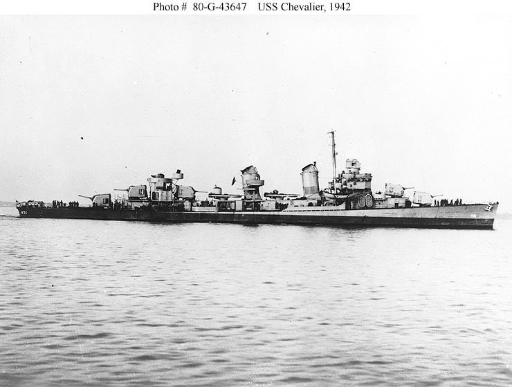 USS Chevalier (DD-451) USN ShipsUSS Chevalier DD451
