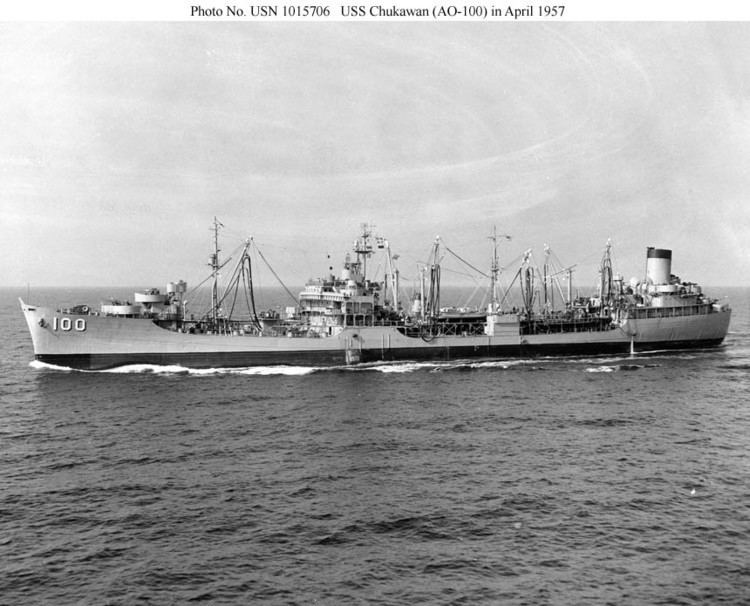 USS Chukawan (AO-100) wwwnavsourceorgarchives0919091910014jpg