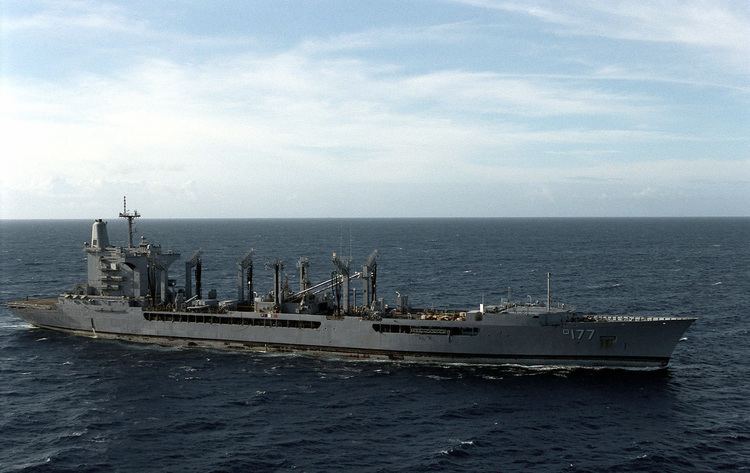 USS Cimarron (AO-177) FileUSS Cimarron AO177 returns to Pearl Harbor on 2 August 1998