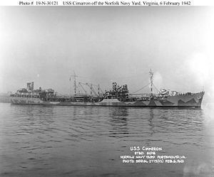 USS Cimarron (AO-22) httpsuploadwikimediaorgwikipediaenthumb6