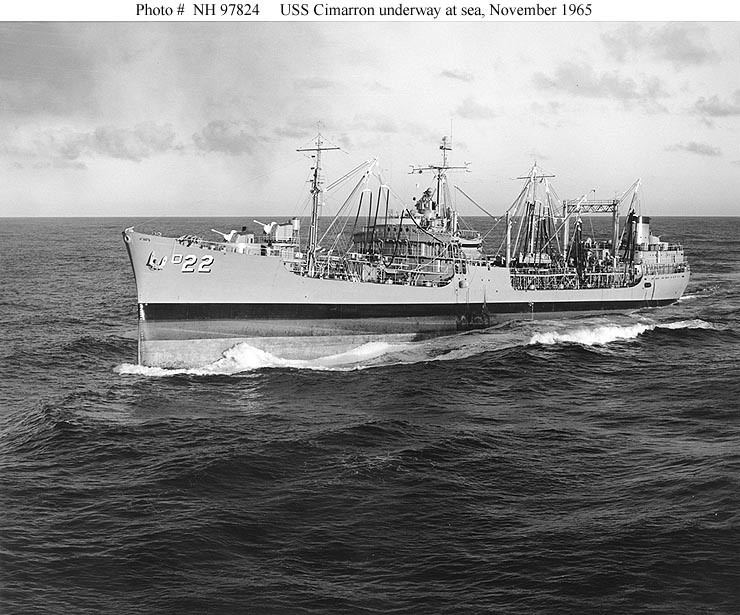 USS Cimarron (AO-22) USN ShipsUSS Cimarron AO22