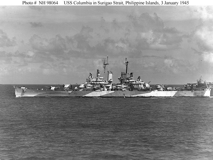 USS Columbia (CL-56) USN ShipsUSS Columbia CL56