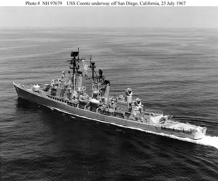 USS Coontz Naval Warfare USS Coontz DLG9 DDG40