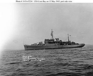 USS Coos Bay (AVP-25) httpsuploadwikimediaorgwikipediacommonsthu