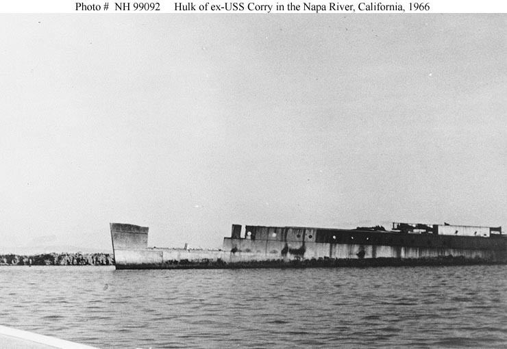 USS Corry (DD-334) USN ShipsUSS Corry DD334 Ship39s Hulk after Disposal by the Navy
