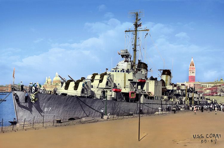 USS Corry (DD-817) Untitled Document