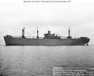 USS Crater (AK-70) httpsuploadwikimediaorgwikipediacommonsthu