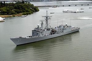 USS Crommelin (FFG-37) httpsuploadwikimediaorgwikipediacommonsthu