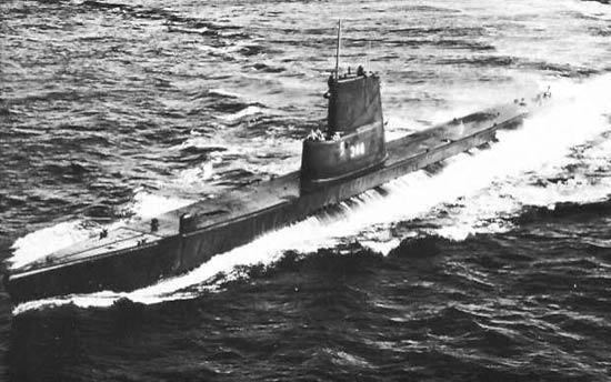 USS Cusk (SS-348) Cusk SS348 of the US Navy American Submarine of the Balao class