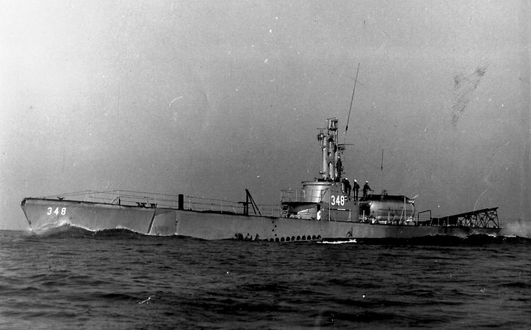 USS Cusk (SS-348) wwwusscuskcomimages1949Missile20hanger20and