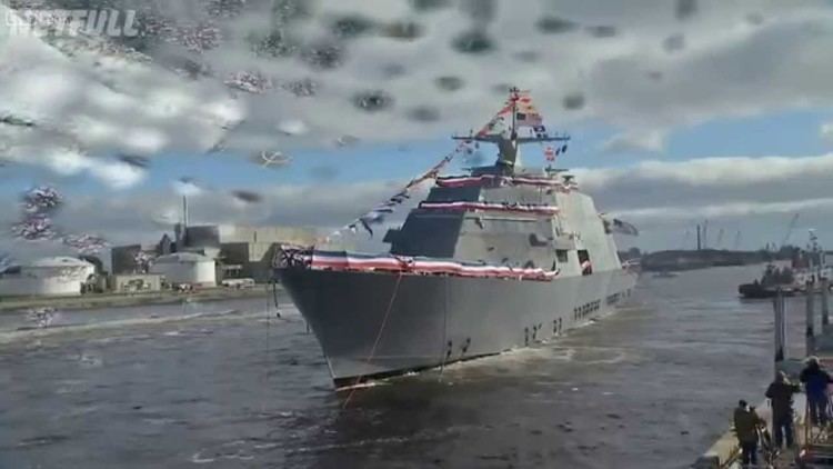 USS Detroit (LCS-7) USS Detroit LCS7 launched YouTube