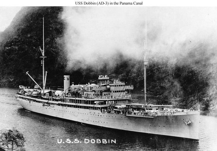 USS Dobbin (AD-3) Destroyer Tender Photo Index AD