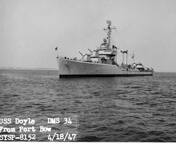USS Doyle (DMS-34) wwwussjpkennedyjrorgdoyle494dms343jpg