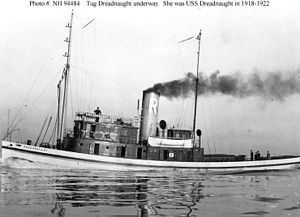 USS Dreadnaught (YT-34) httpsuploadwikimediaorgwikipediacommonsthu