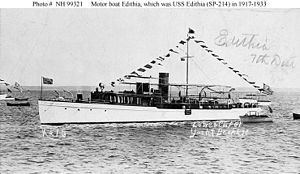 USS Edithia (YP-214) httpsuploadwikimediaorgwikipediacommonsthu