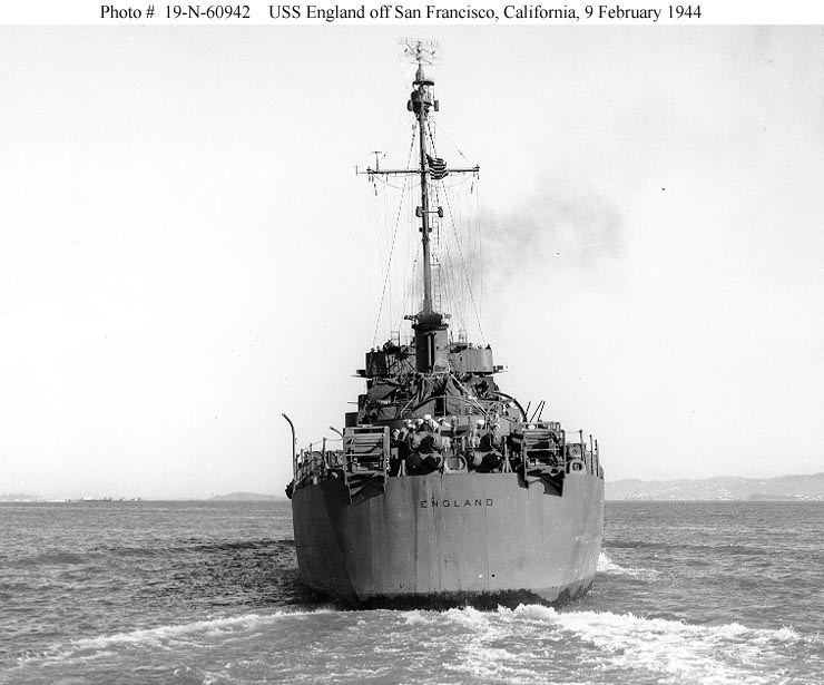 USS England (DE-635) Destroyer Escort Photo Index DE 635 USS ENGLAND