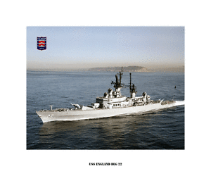 USS England (DLG-22) USS ENGLAND DLG 22 Naval Ship Photo Print USN Navy eBay