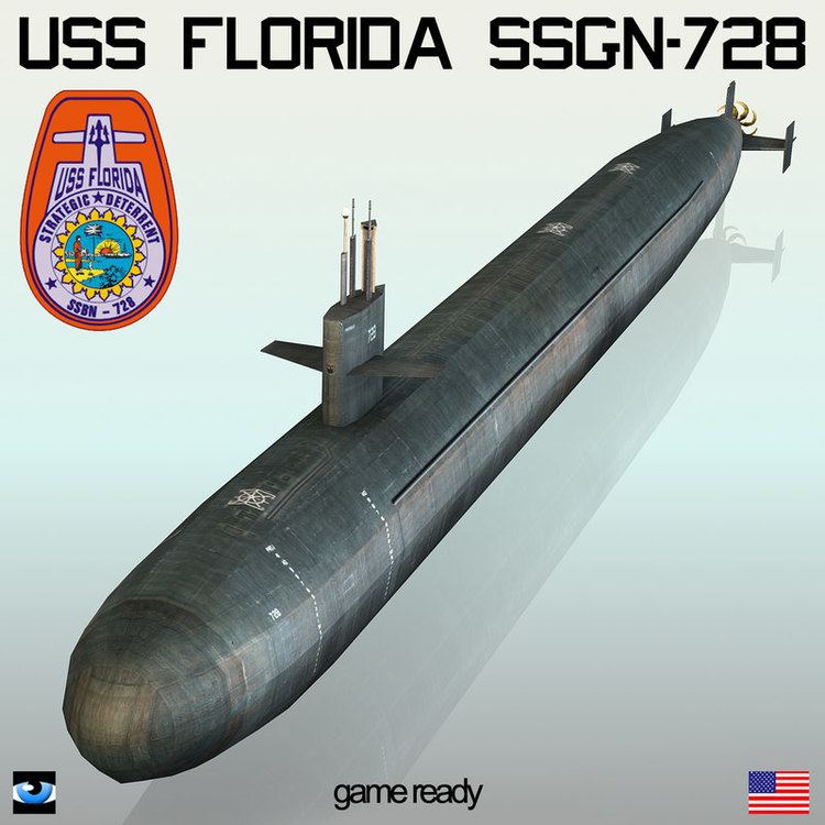 USS Florida (SSGN-728) 3d uss florida ssgn 728 model