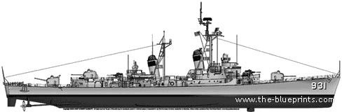 USS Forrest Sherman (DD-931) TheBlueprintscom Blueprints gt Ships gt Destroyers US gt USS DD