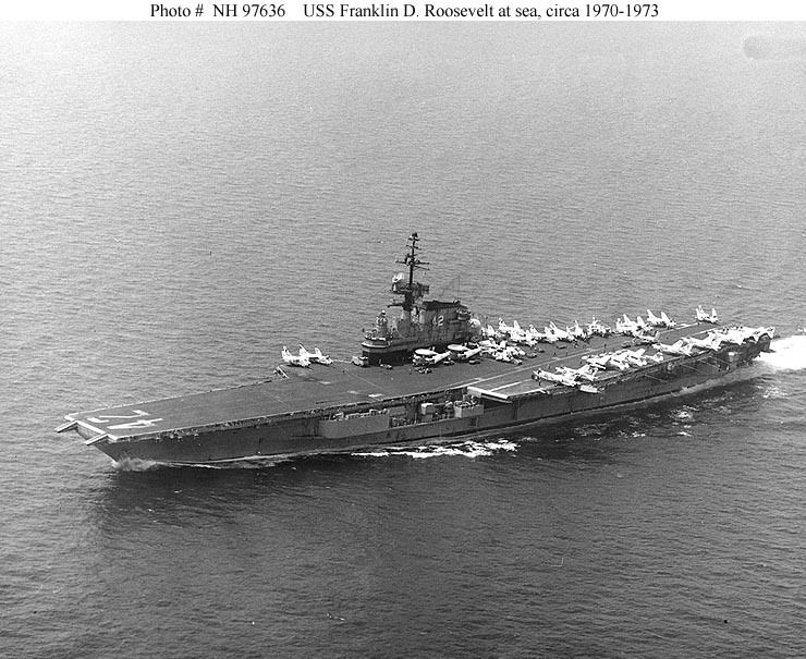 USS Franklin D. Roosevelt (CV-42) USN ShipsUSS Franklin D Roosevelt CVB42 later CVA42 and CV42