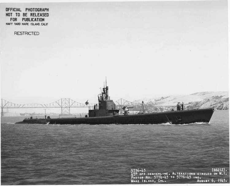 USS Gato (SS-212) Submarine Photo Index