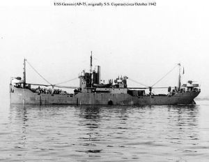 USS Gemini (AP-75) httpsuploadwikimediaorgwikipediacommonsthu