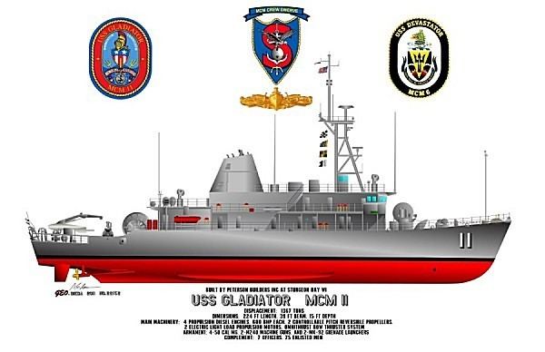 USS Gladiator (MCM-11) USS MCM 11 Bing
