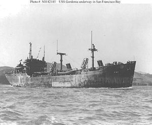 USS Gordonia (AF-43) httpsuploadwikimediaorgwikipediacommonsthu