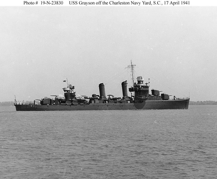 USS Grayson (DD-435) USN ShipsUSS Grayson DD435
