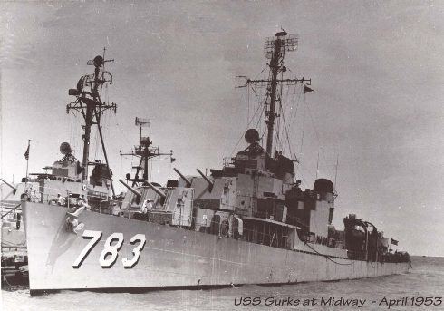 USS Gurke (DD-783) Gurke Photos Circa 19534 USS Gurke DD783