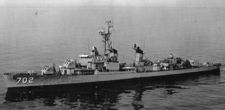 USS Hank USS HANK DD702 US NAVY AUTHENTIC HAT PEWTER PIN WW 2 KOREA VIETNAM