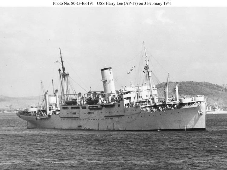 USS Harry Lee (APA-10) wwwnavsourceorgarchives1003100301008jpg