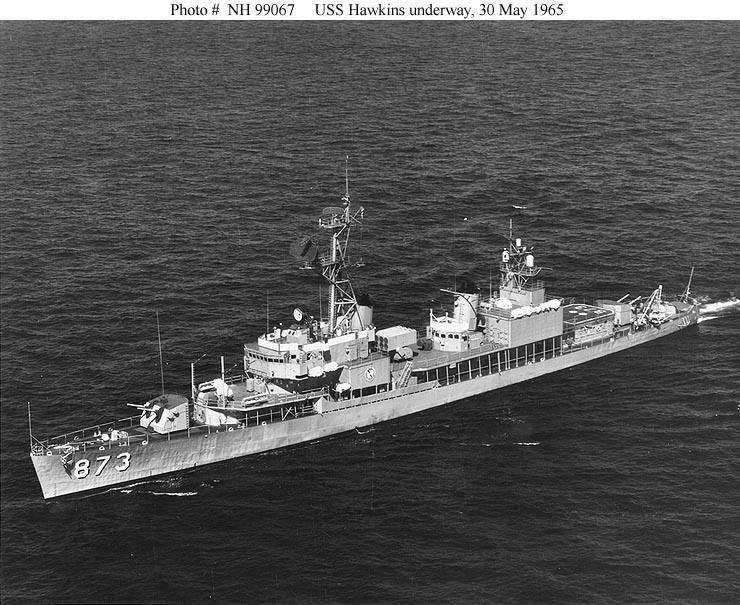 USS Hawkins (DD-873) Naval Warfare USS Hawkins DD873 DDR873
