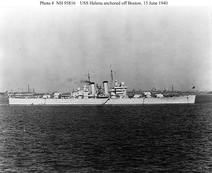 USS Helena (CL-50) Cruiser Photo Index CL50 USS HELENA Navsource Photographic