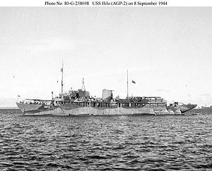USS Hilo (AGP-2) httpsuploadwikimediaorgwikipediacommonsthu
